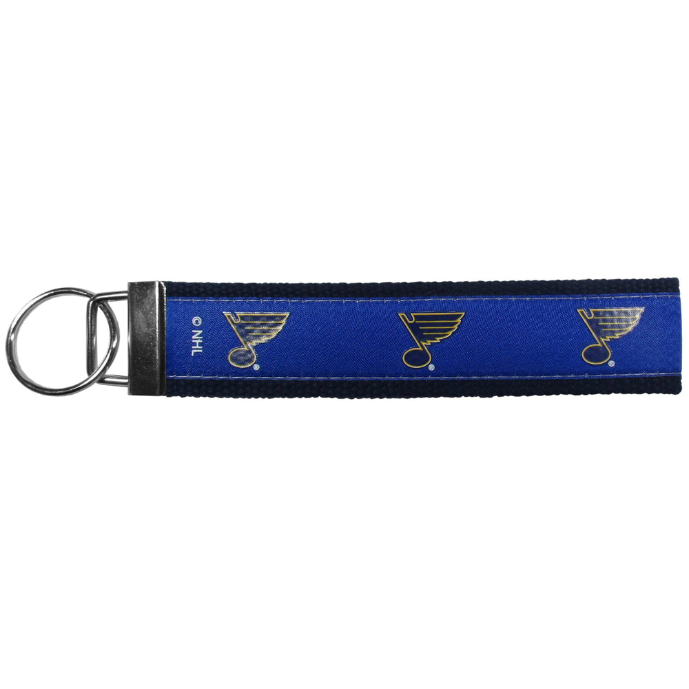 St. Louis Blues Woven Wristlet Key Chain - St. Louis Blues - Flyclothing LLC