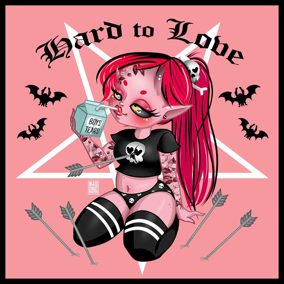 Black Market Art Company Hard to Love Print - Black Market Art Company - Flyclothing LLC