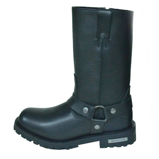 Harness - Mens Motorcycle Biker Leather Boots - Unik Just for Bikers - Flyclothing LLC