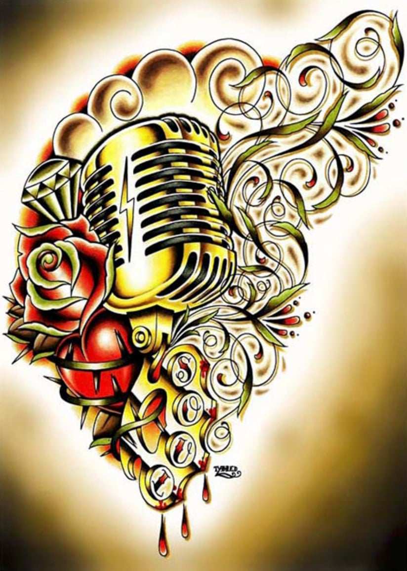 Black Market Art Company Hart & Soul Print - Black Market Art Company - Flyclothing LLC