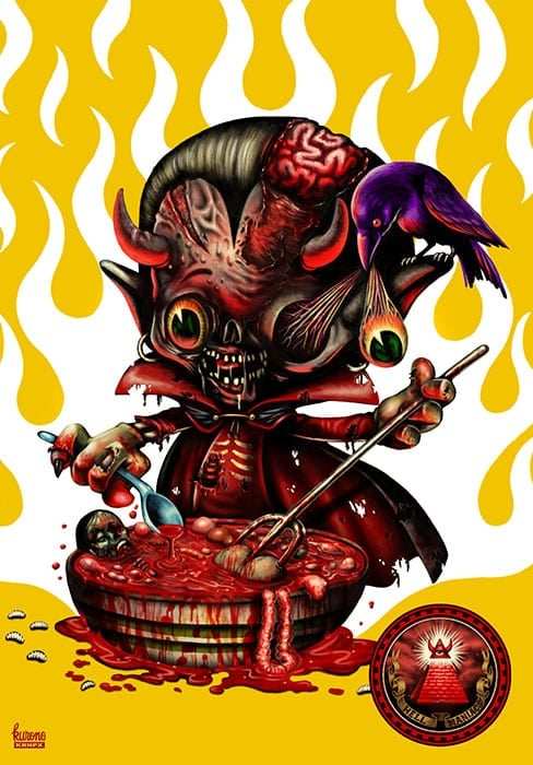 Black Market Art Company Hell Maniacs Print - Black Market Art Company - Flyclothing LLC