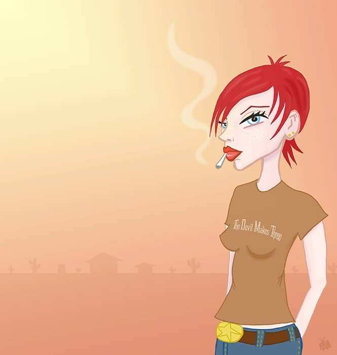 Black Market Art Company Hillbilly Girl Print - Black Market Art Company - Flyclothing LLC