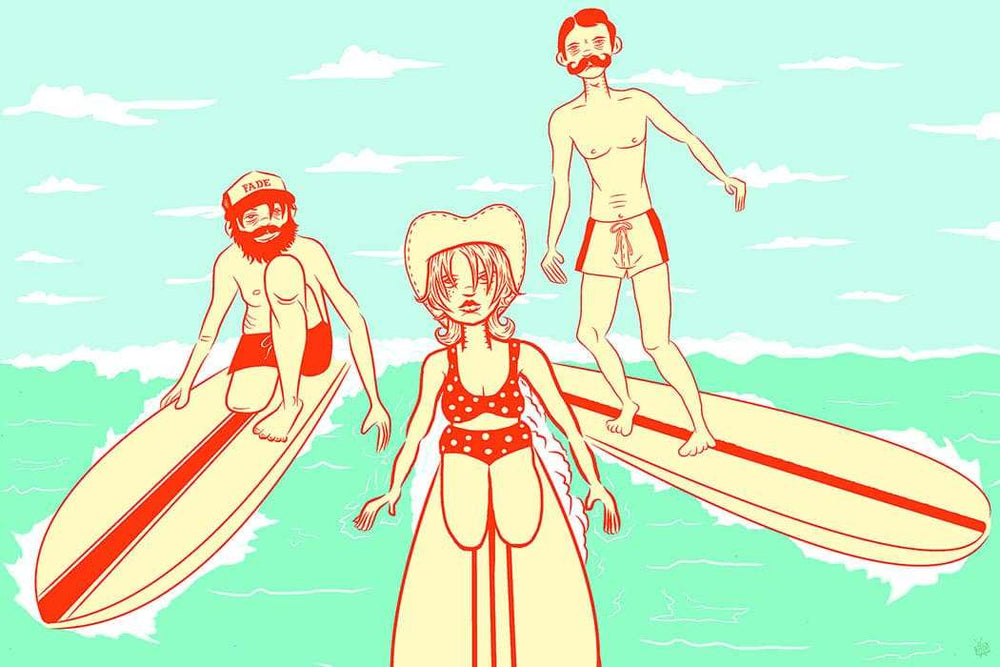 Black Market Art Company Hillbilly Surfari Print - Black Market Art Company - Flyclothing LLC