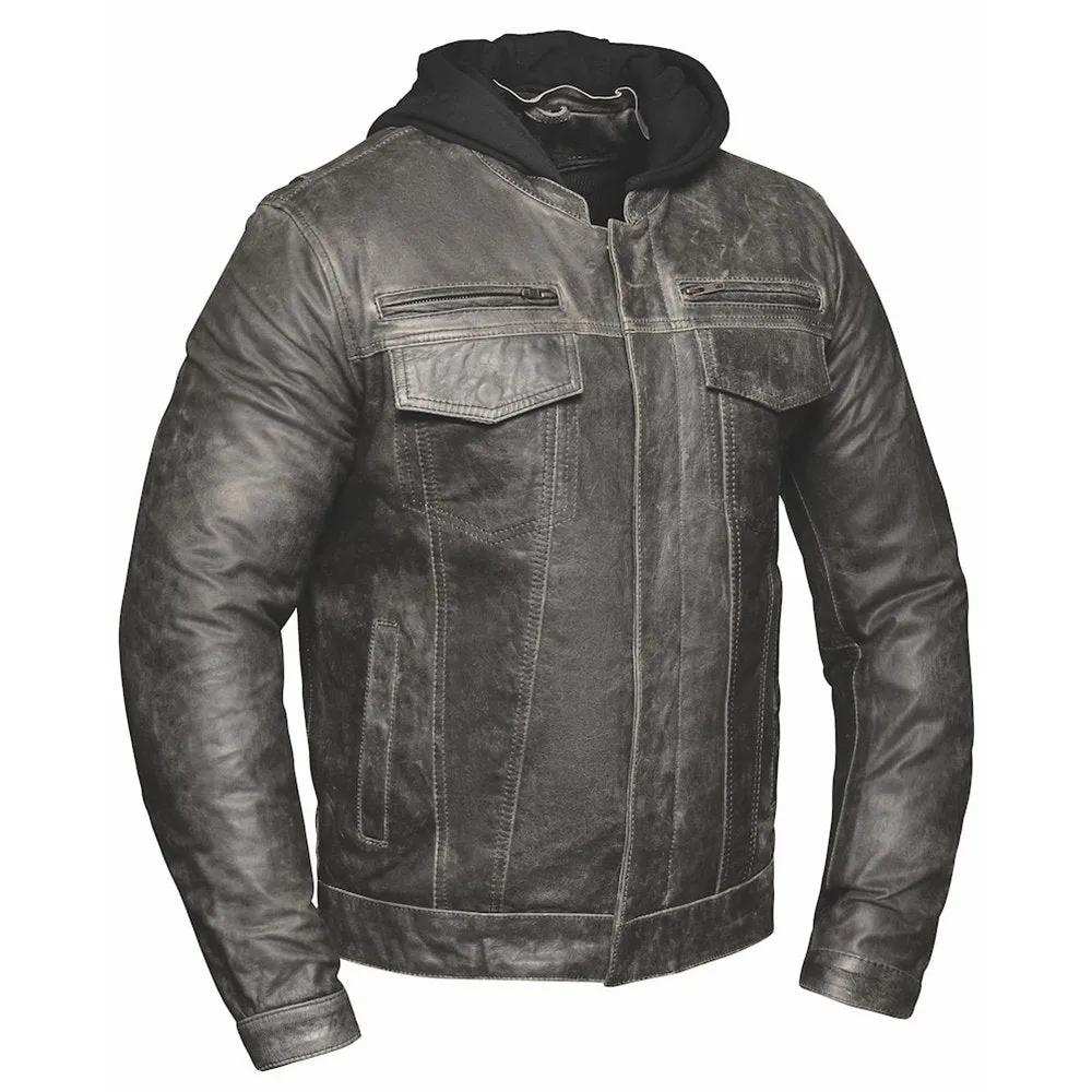 Sturgis - Mens Premium Leather Jacket - Unik Just for Bikers - Flyclothing LLC