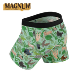 The Hornography | Tropical Animals Ball Hammock® Magnum Big Pouch Underwear - Shinesty - Flyclothing LLC