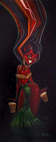 Black Market Art Company Hot Lava Print - Black Market Art Company - Flyclothing LLC