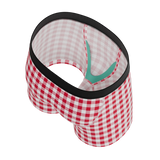 The Hot Diggity | Red Gingham Boy's Boxer Briefs - Shinesty - Flyclothing LLC
