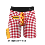 The Hot Diggity | Corn Dog Long Leg Ball Hammock® Pouch Underwear With Fly - Shinesty - Flyclothing LLC