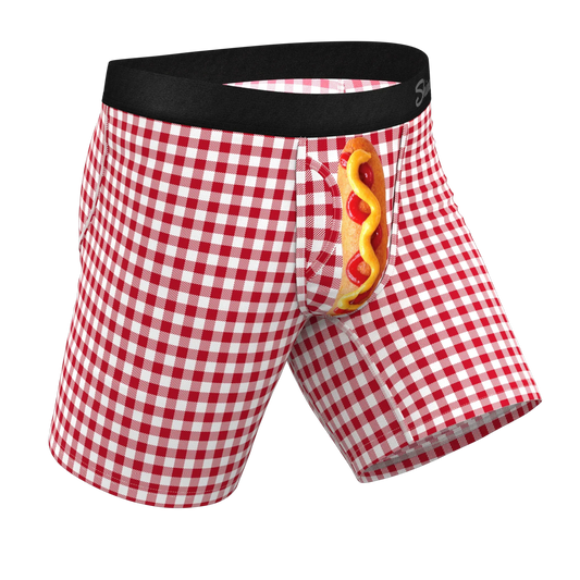 The Hot Diggity | Corn Dog Long Leg Ball Hammock® Pouch Underwear With Fly