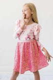 Hot Pink Sequin Twirl Skort - Mila & Rose ® - Flyclothing LLC