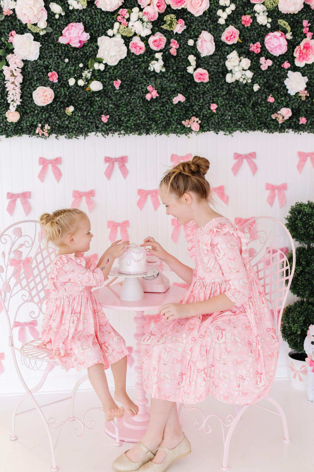 Howdy 3/4 Sleeve Ruffle Twirl Dress - Mila & Rose ® - Flyclothing LLC