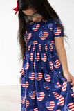 I Heart the USA S/S Pocket Twirl Dress - Mila & Rose ® - Flyclothing LLC