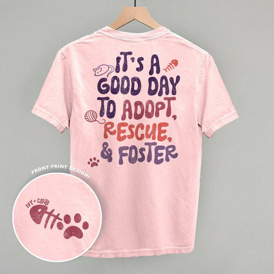 Adopt, Rescue, & Foster Cat (Back Print) - Ivy + Cloth - Flyclothing LLC