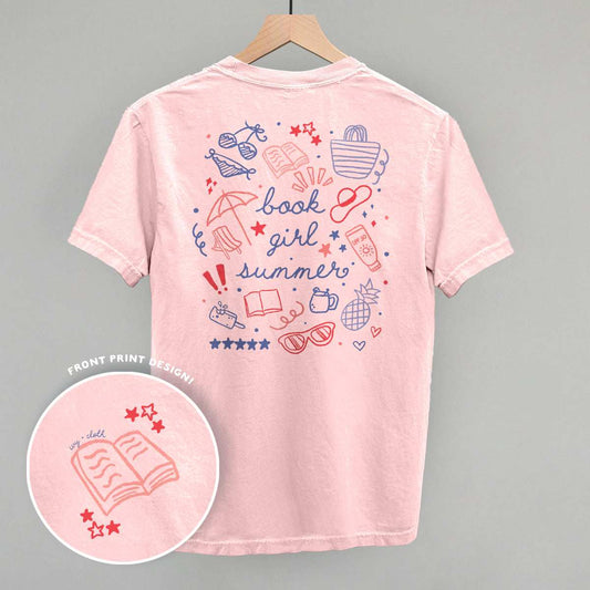 Book Girl Summer Colorful (Back Print) - Ivy + Cloth - Flyclothing LLC