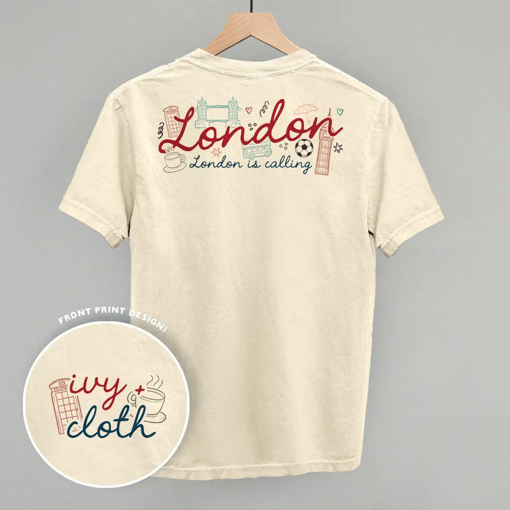 London Doodles (Back Print) - Ivy + Cloth - Flyclothing LLC