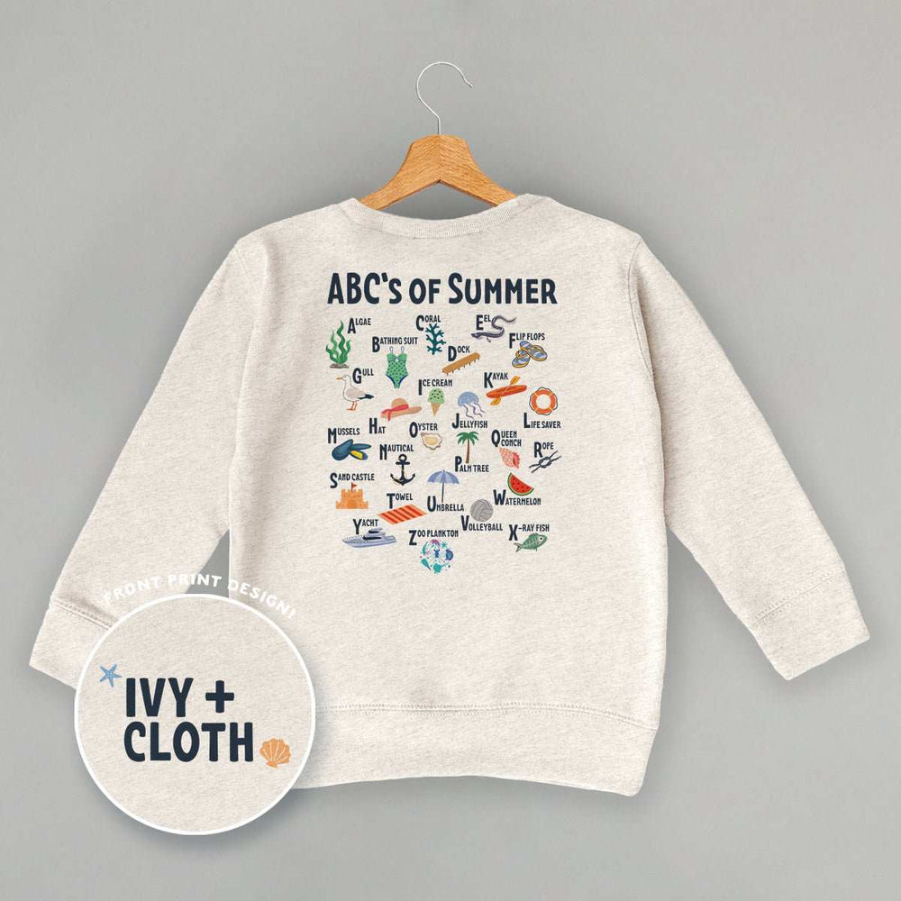 ABC's of Summer (Kids Back Print) - Ivy + Cloth - Flyclothing LLC