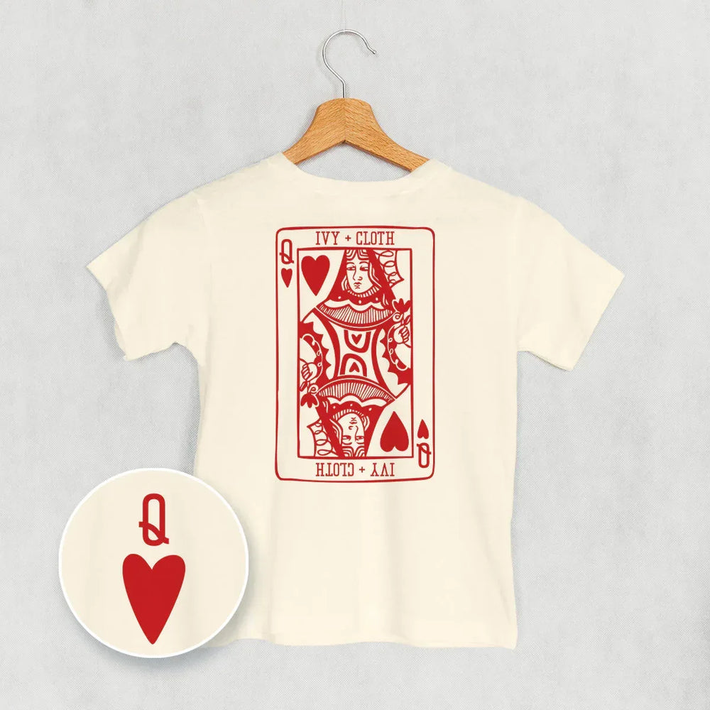 Queen Of Hearts (Kids Back Print) - Ivy + Cloth - Flyclothing LLC