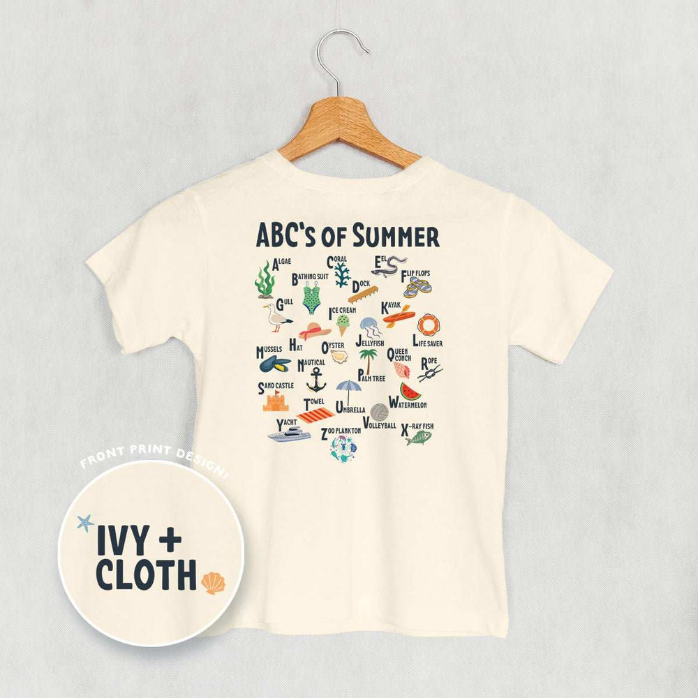 ABC's of Summer (Kids Back Print) - Ivy + Cloth - Flyclothing LLC