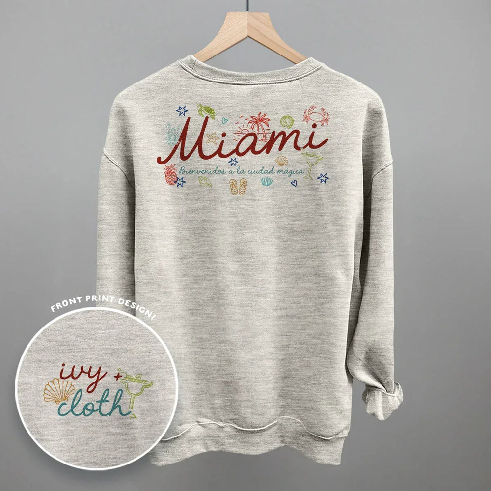 Miami Doodles (Back Print) - Ivy + Cloth - Flyclothing LLC