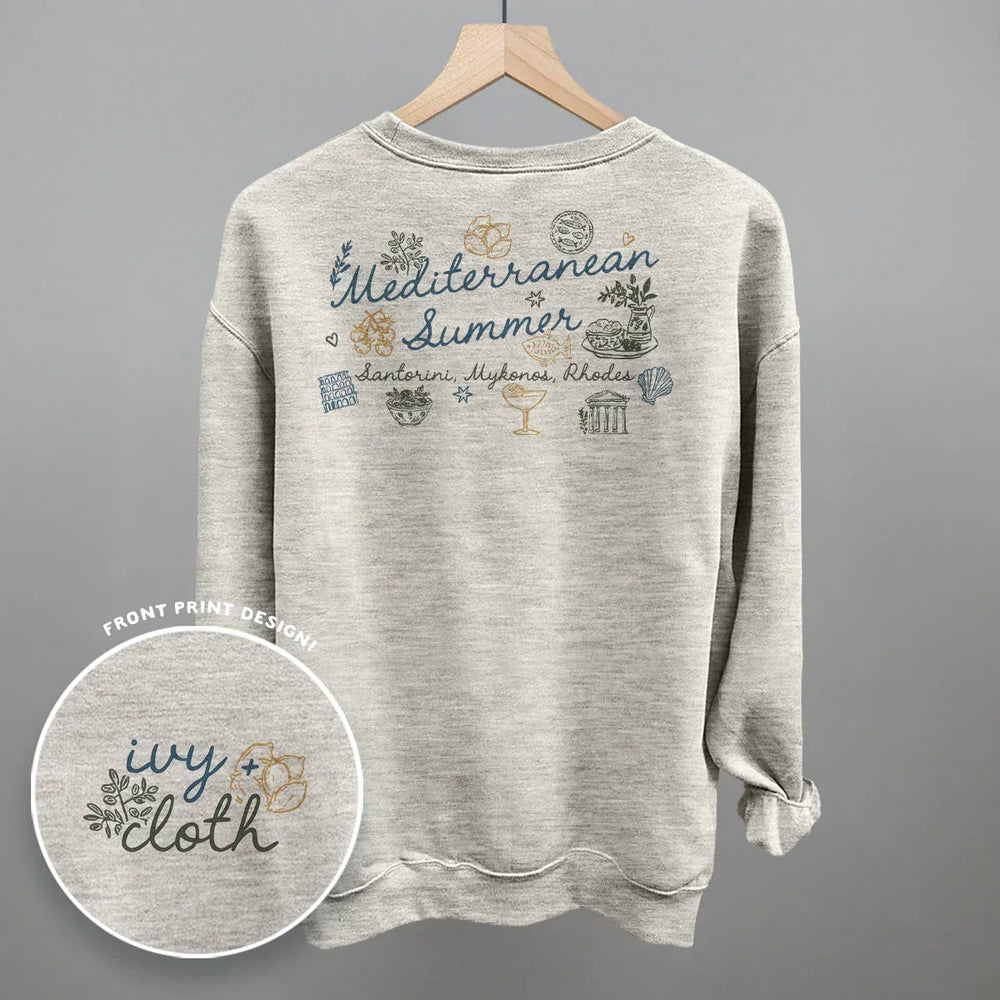 Mediterranean Summer Doodles (Back Print) - Ivy + Cloth - Flyclothing LLC