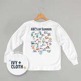 ABC's of Summer (Kids Back Print) - Ivy + Cloth - Flyclothing LLC