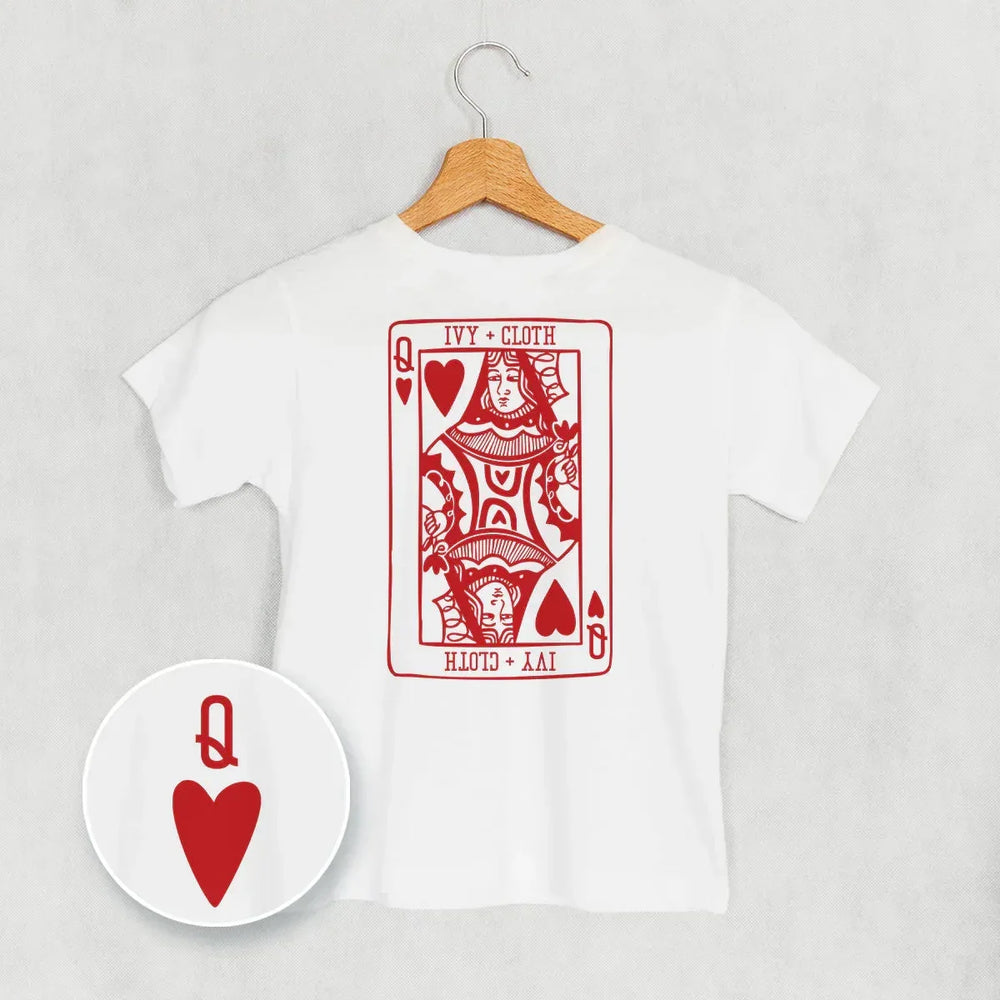 Queen Of Hearts (Kids Back Print) - Ivy + Cloth - Flyclothing LLC