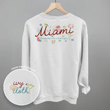 Miami Doodles (Back Print) - Ivy + Cloth - Flyclothing LLC