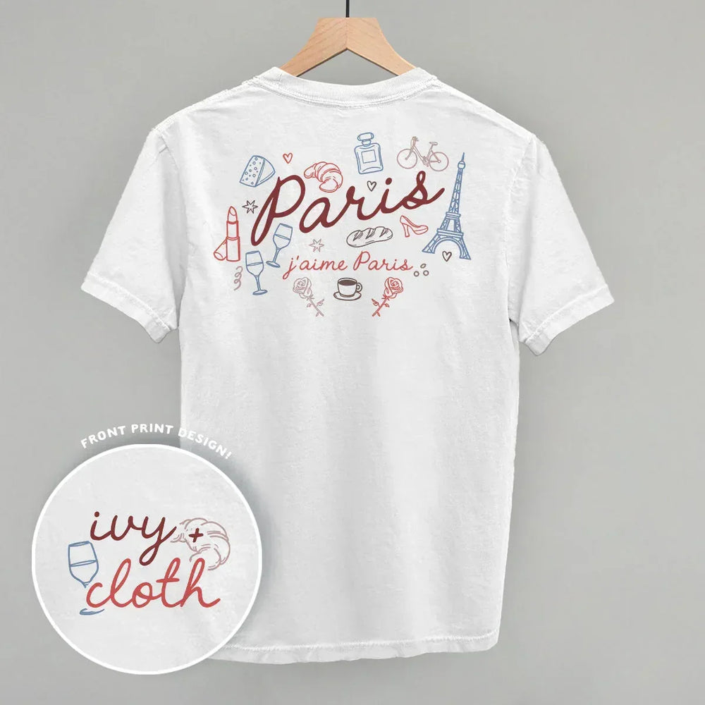 Paris Doodles (Back Print) - Ivy + Cloth - Flyclothing LLC
