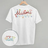 Miami Doodles (Back Print) - Ivy + Cloth - Flyclothing LLC