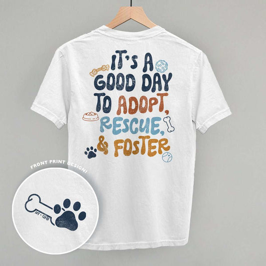 Adopt, Rescue, & Foster (Back Print) - Ivy + Cloth - Flyclothing LLC