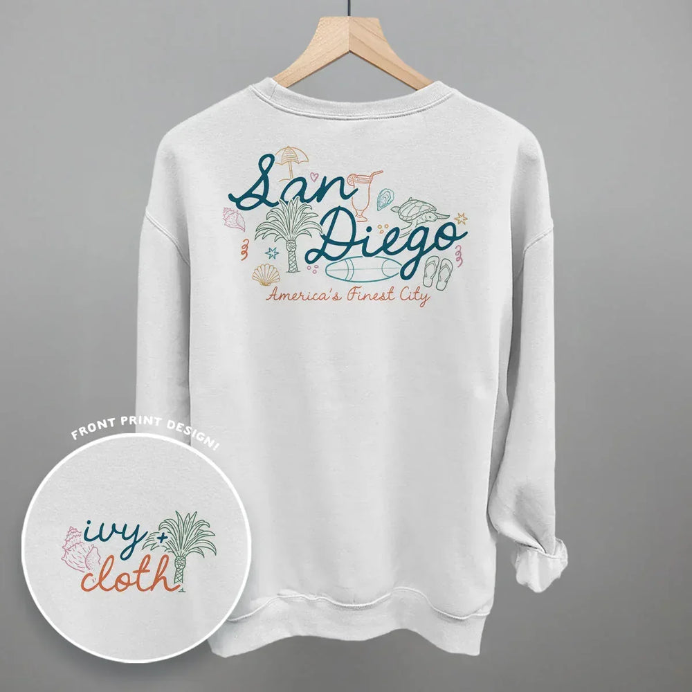 San Diego Doodles (Back Print) - Ivy + Cloth - Flyclothing LLC