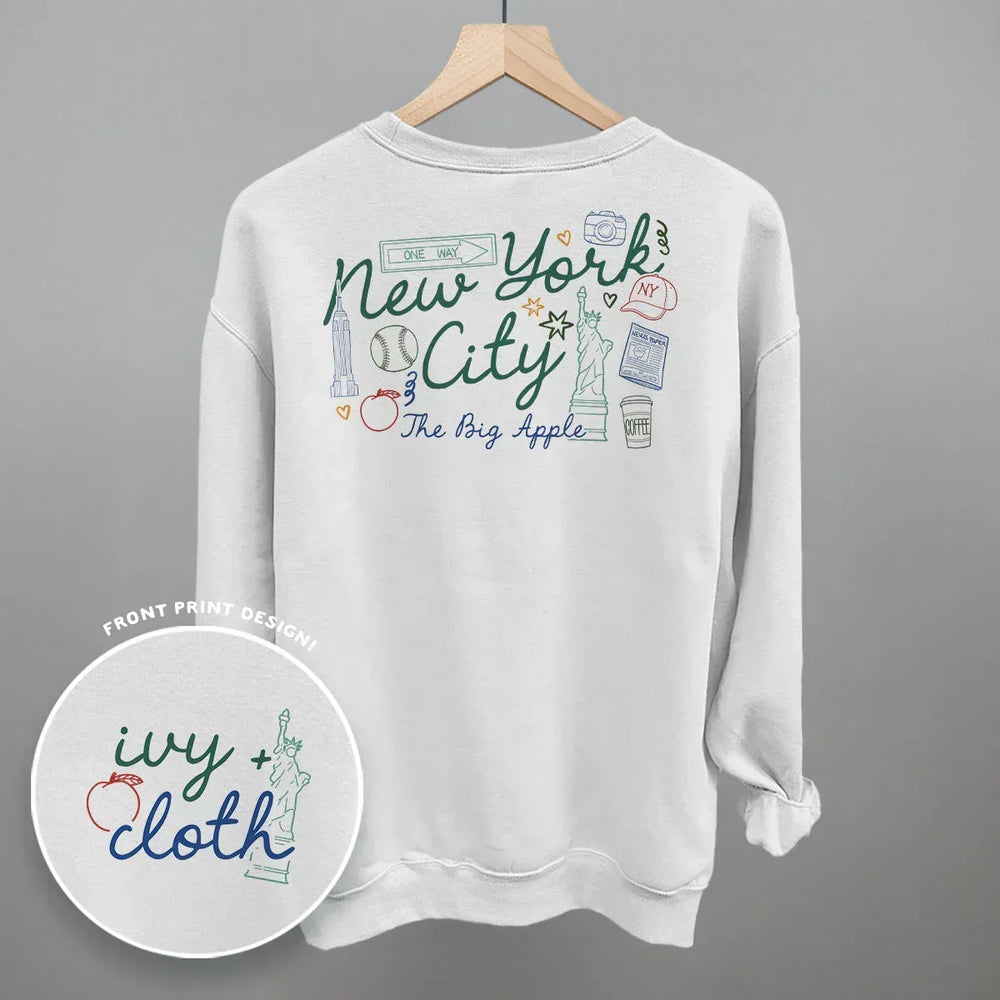 New York City Doodles (Back Print) - Ivy + Cloth - Flyclothing LLC