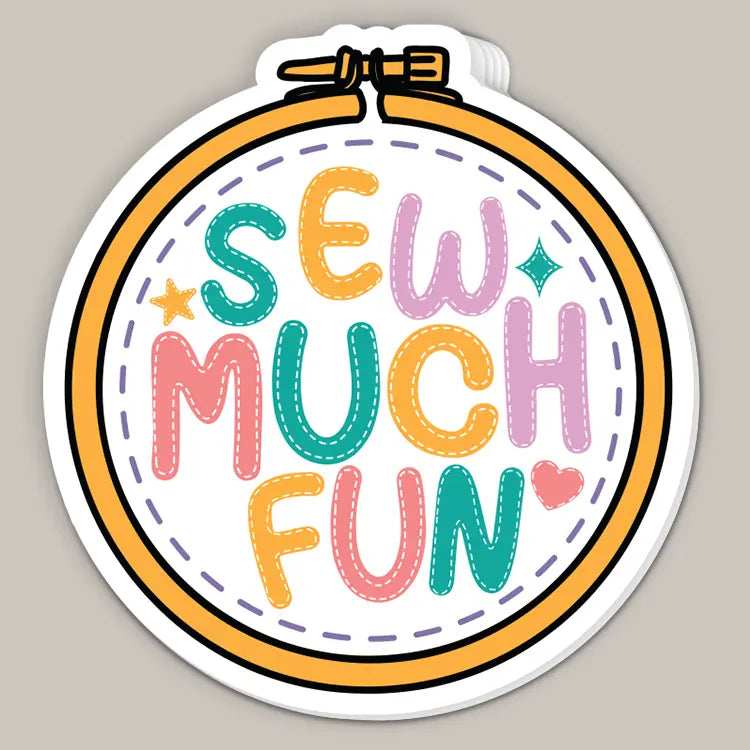 Sew Much Fun (Decal) - Ivy + Cloth - Flyclothing LLC