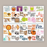Animal Alphabet (Sticker Sheet) - Ivy + Cloth - Flyclothing LLC