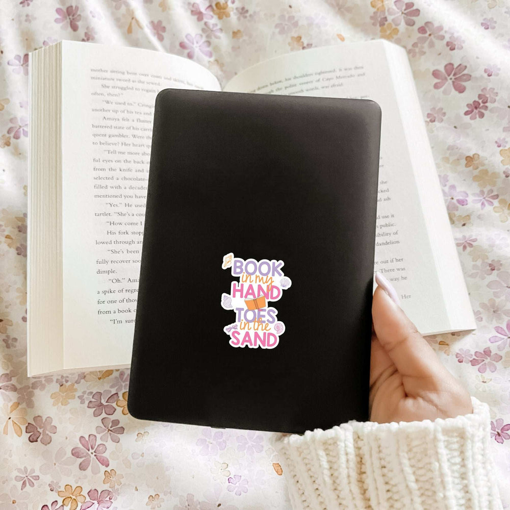 Book In My Hand, Toes In The Sand (Decal) - Ivy + Cloth - Flyclothing LLC