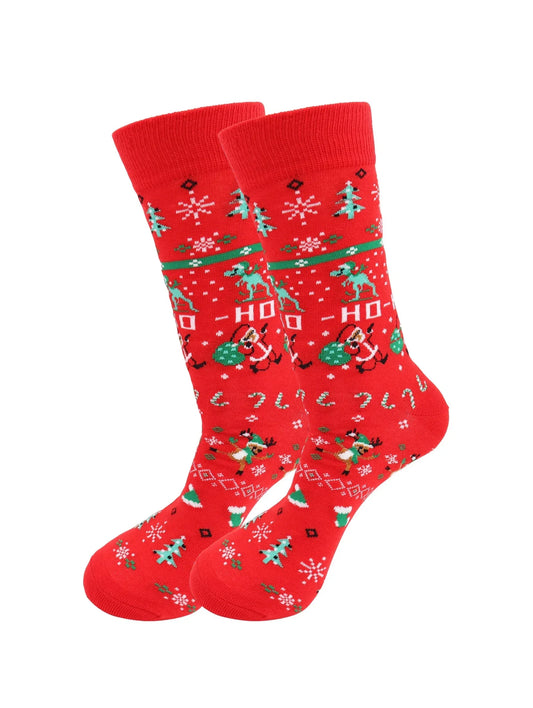 Christmas Sweater Holiday Socks - Comfy Cotton for Men & Women - Real Sic - Flyclothing LLC