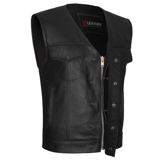Vanguard - Club Vest with V Neck - GoLeather - Flyclothing LLC