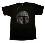 Boba Fett Music Notes Black T-Shirt - Star Wars - Flyclothing LLC