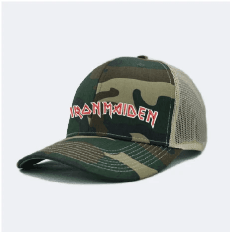 Iron Maiden Camo Trucker Hat - Iron Maiden - Flyclothing LLC