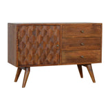 Carved Chestnut Sideboard - Artisan Furniture - Flyclothing LLC