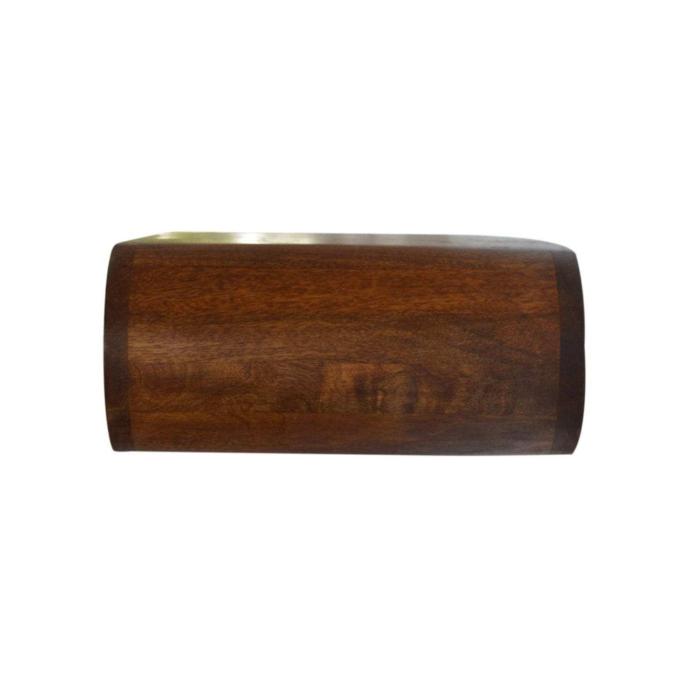 Wall Mounted Round Chestnut Bedside - Artisan Furniture - Flyclothing LLC