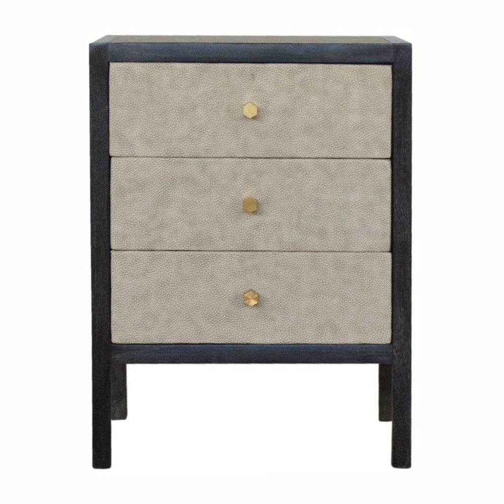 Artisan Furniture Faux Leather Nightstand - Artisan Furniture - Flyclothing LLC