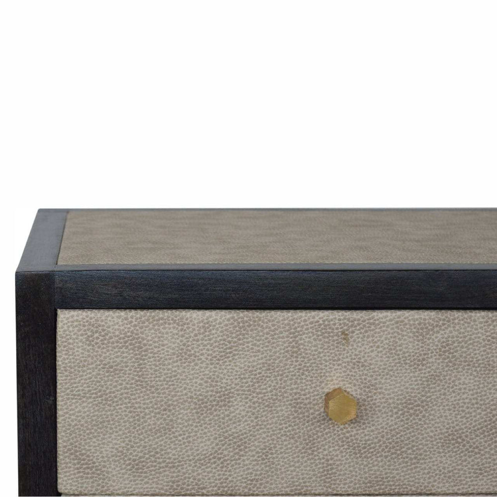 Artisan Furniture Faux Leather Nightstand - Artisan Furniture - Flyclothing LLC