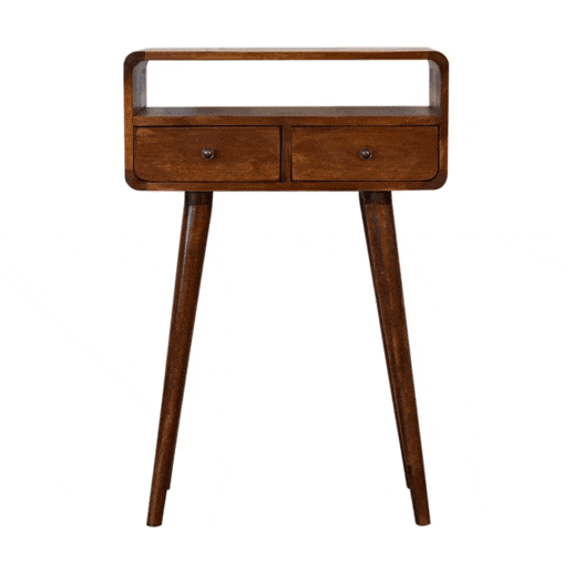 Mini Chestnut Console Table - Artisan Furniture - Flyclothing LLC