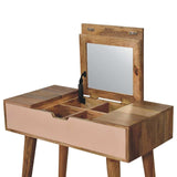 Mini Pink Dressing Table - Artisan Furniture - Flyclothing LLC