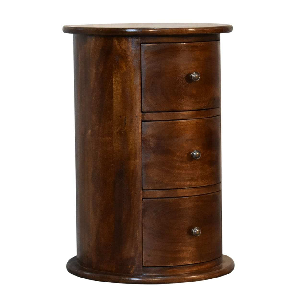 Artisan 3 Drawer Chestnut Drum - Artisan Furniture - Flyclothing LLC