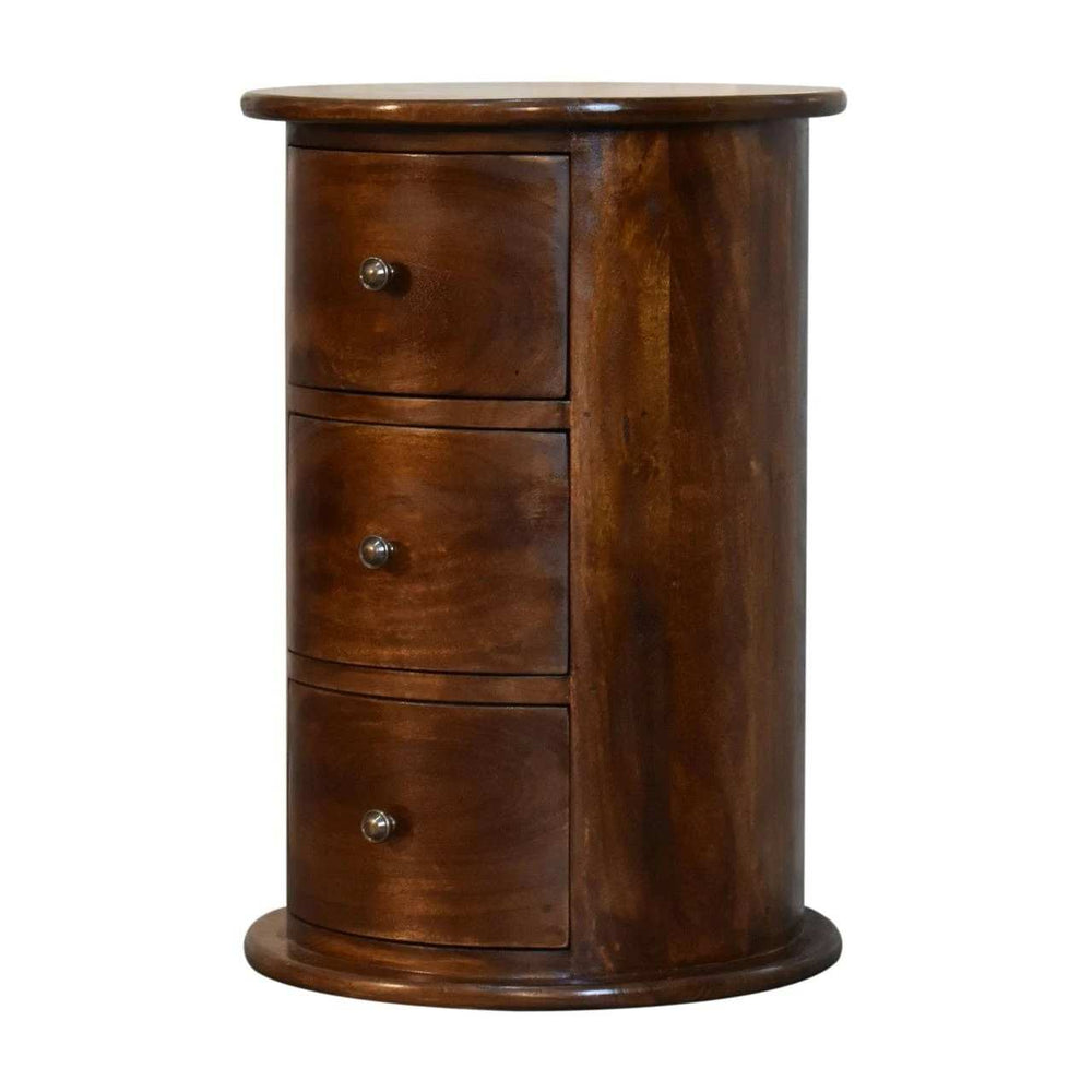Artisan 3 Drawer Chestnut Drum - Artisan Furniture - Flyclothing LLC