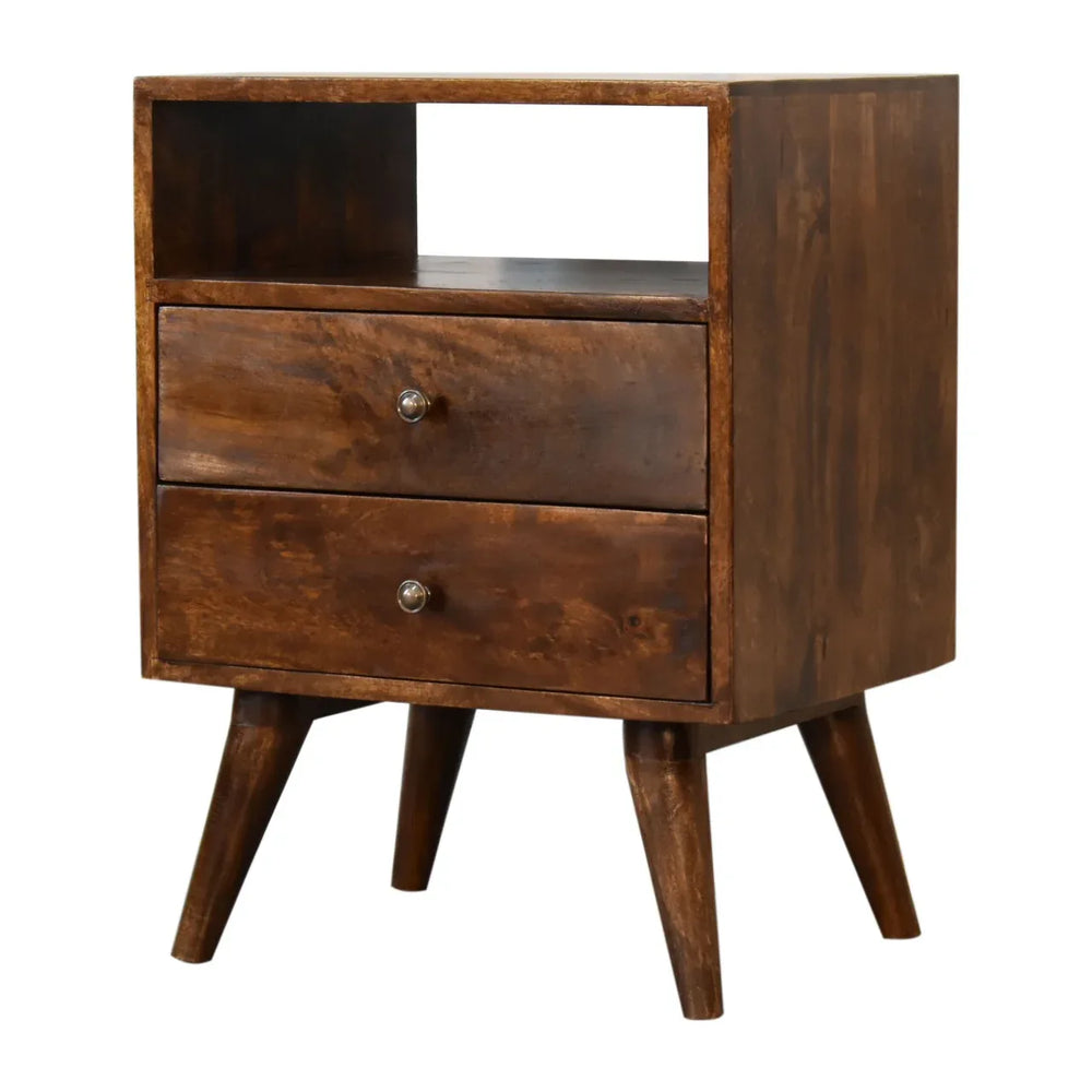 Classic Chestnut Nightstand - Artisan Furniture - Flyclothing LLC