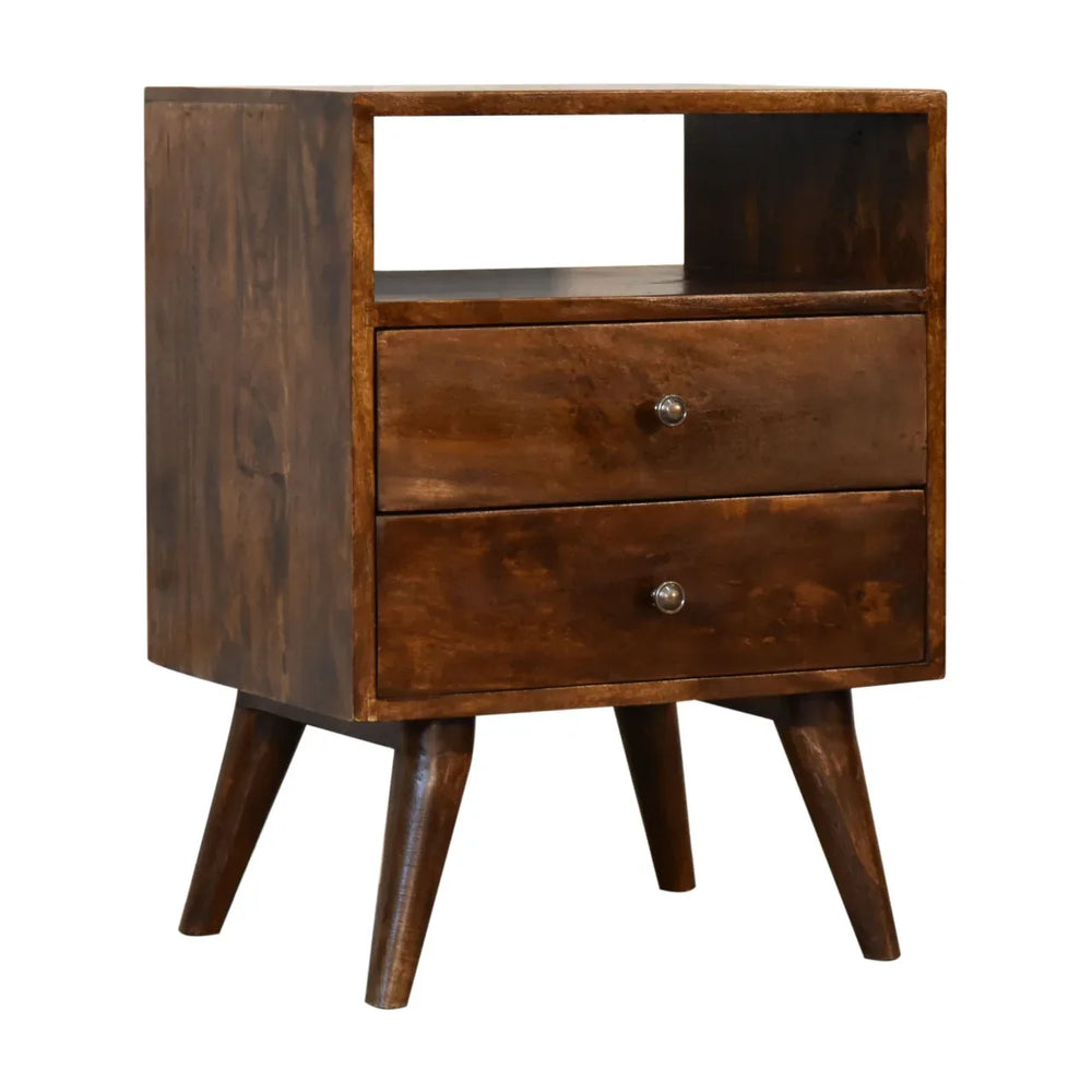 Classic Chestnut Nightstand - Artisan Furniture - Flyclothing LLC