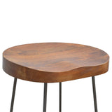 Industrial Chunky Bar Stool - Artisan Furniture - Flyclothing LLC